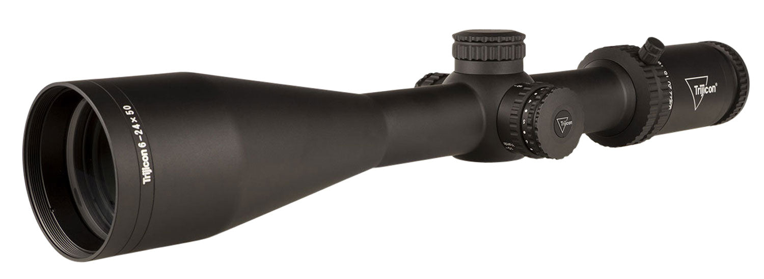 Trijicon 3000005 Tenmile  Matte Black 6-24x50mm 30mm Tube LED Illuminated MRAD Ranging w/Red Dot Reticle