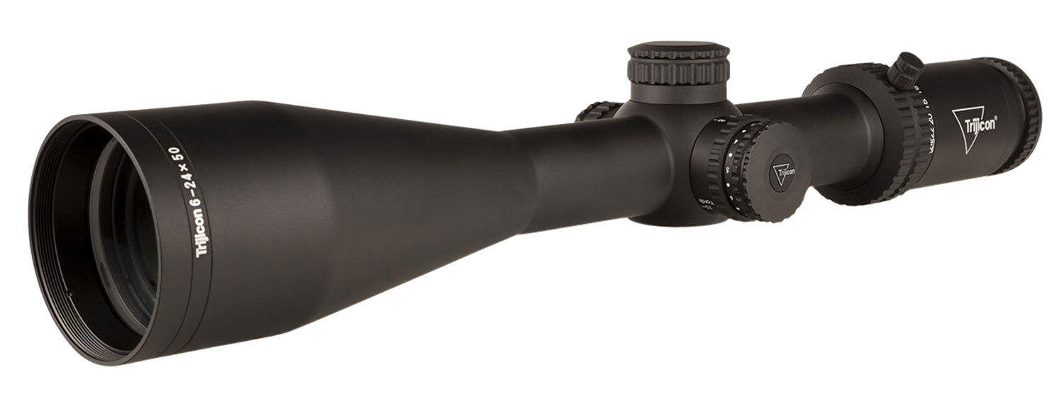 Trijicon 3000006 Tenmile  Matte Black 6-24x50mm 30mm Tube LED Illuminated MRAD Ranging w/Green Dot Reticle