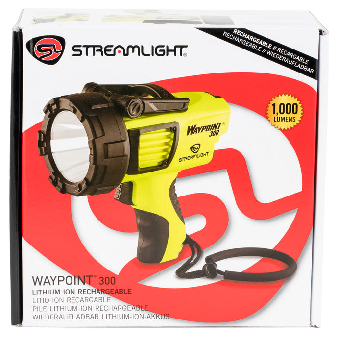 Streamlight 44910 WayPoint 300 35/550/1000 Lumens White LED Yellow Polycarbonate 678 Meters