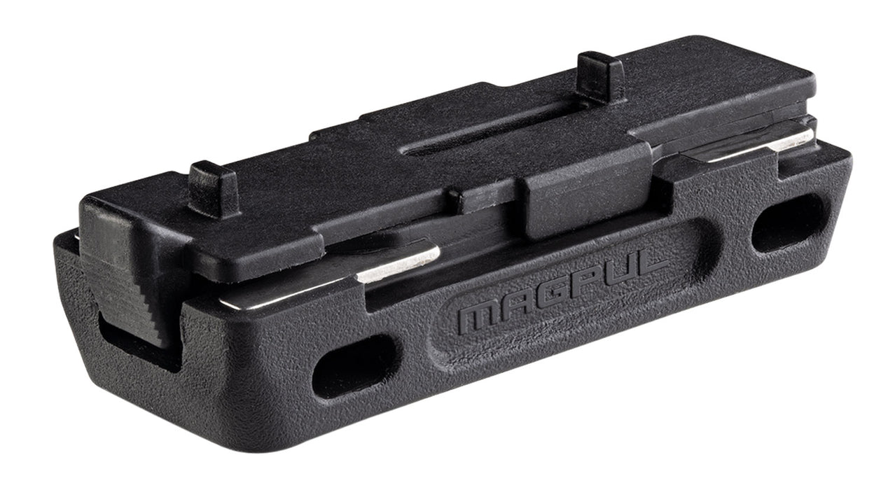 Magpul MAG024-BLK L-Plate  Made of Stainless Steel w/ Overmolded Santoprene Rubber & Black Finish for 5.56x45mm NATO USGI 30-Round Aluminum Magazines/ 3 Per Pack