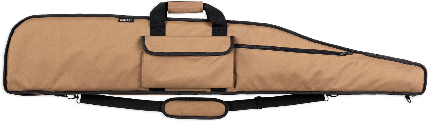 Bulldog BD375 Long Range Rifle Case 55" Tan with Black Trim Water-Resistant Nylon Rifle