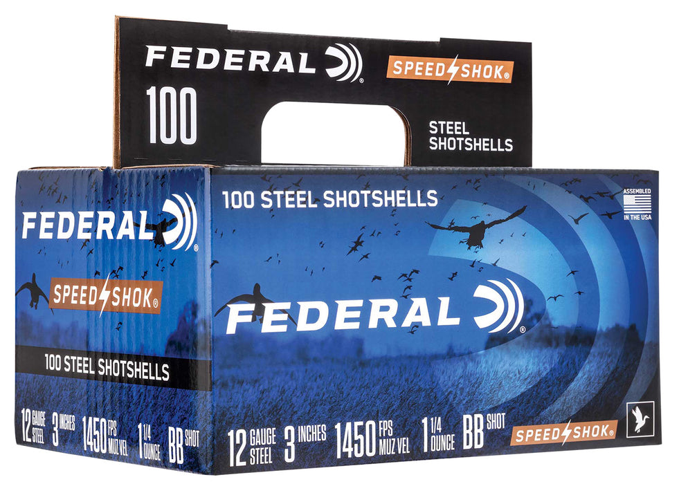 Federal WF1421002 Speed-Shok  12 Gauge 3" 1 1/4 oz 1450 fps 2 Shot 100 Bx/2 Cs