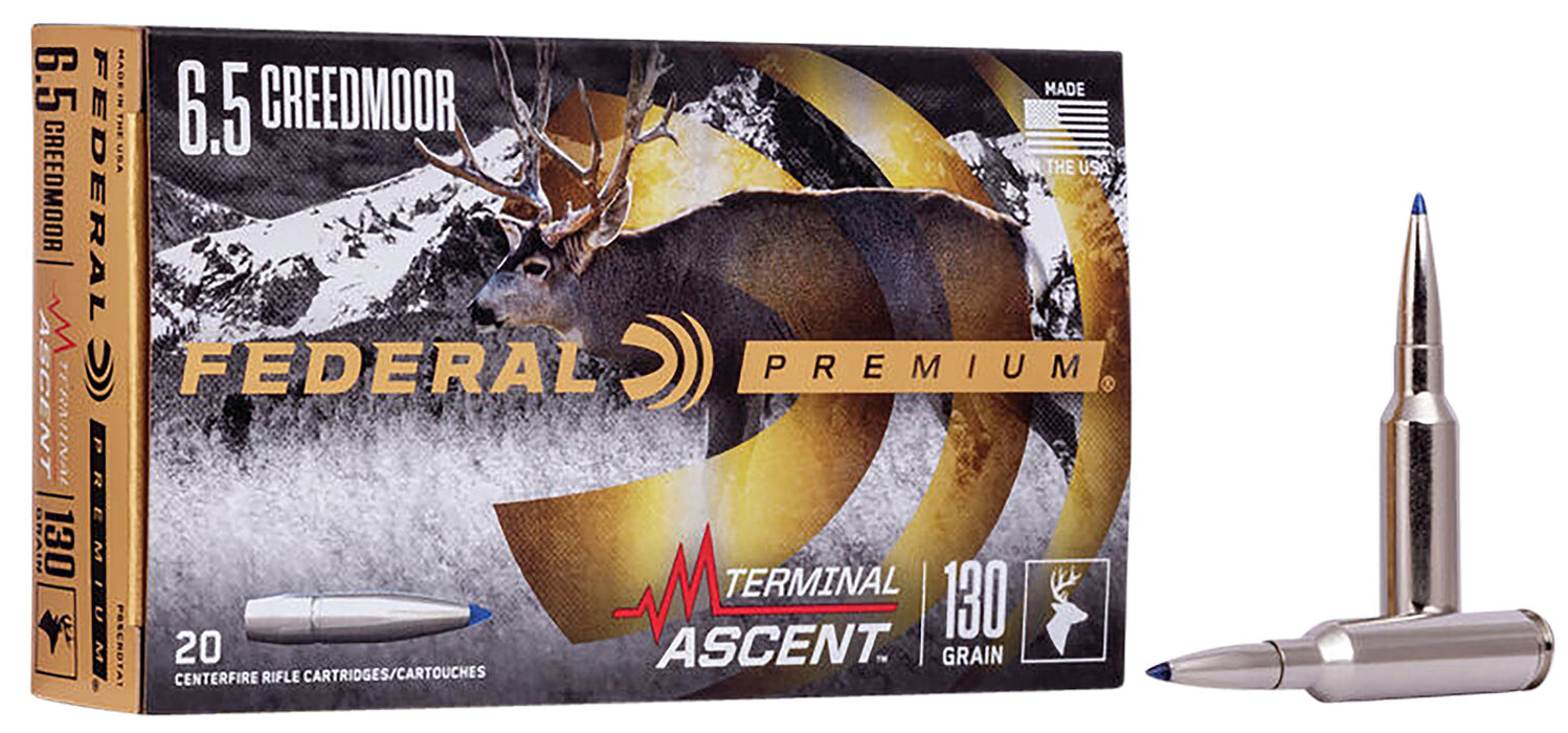 Federal P65CRDTA1 Premium Terminal Ascent 6.5Creedmoor 130gr