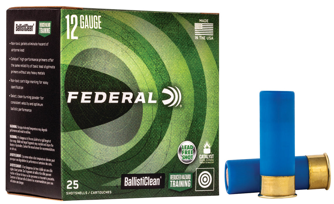 Federal BC127RS BallistiClean  12 Gauge 2.75" Slug Shot 25 Per Box/10 Cs