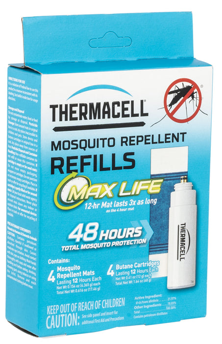 Thermacell L4 Max Life Repellent Refills White Effective 15 ft Odorless Scent Repels Mosquito Effective Up to 48 hrs