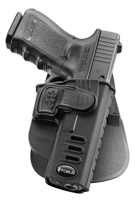 Fobus GLCH Active Retention CH OWB Polymer Paddle Fits Glock 17/19/22/23/31/32/34/35/45 Right Hand