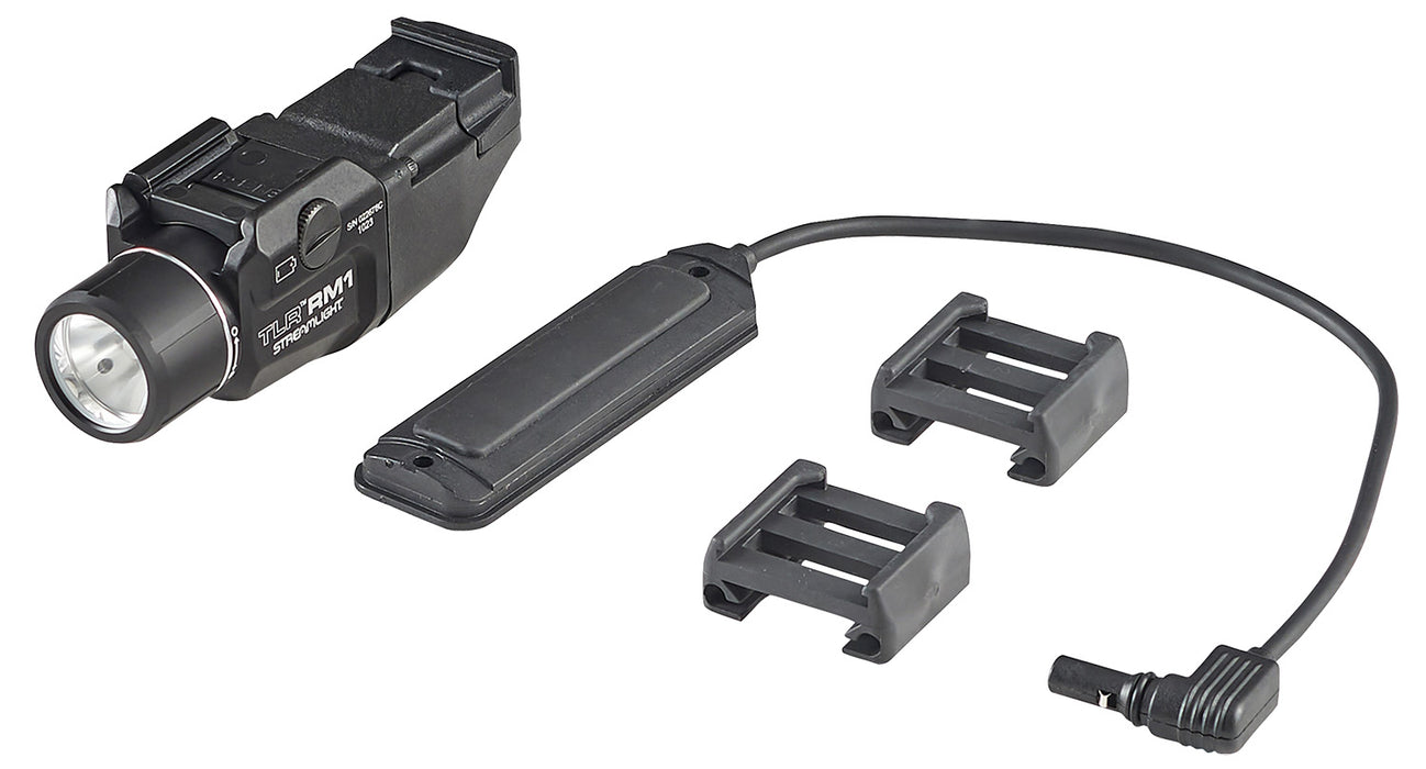 Streamlight 69440 TLR-1 RM Black Anodized Aluminum, 500 Lumens White, 210 Meters Beam, Picatinny Rail Mount