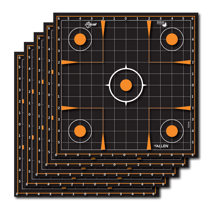 EZ-Aim 15314 Splash Reactive  Sight -In - Grid Adhesive 5 Pack