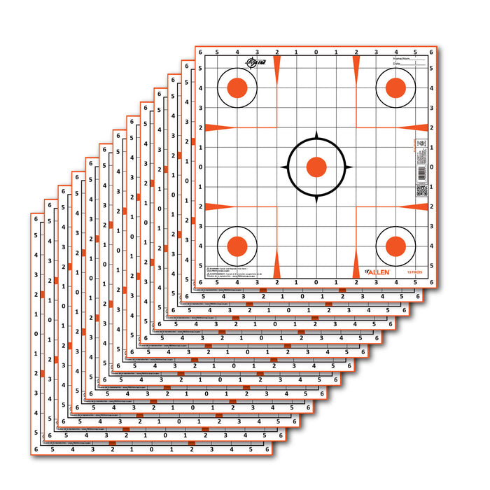 EZ-Aim 15333 High-Quality  Sight - In - Grid 12"x12" Paper 13 Pack