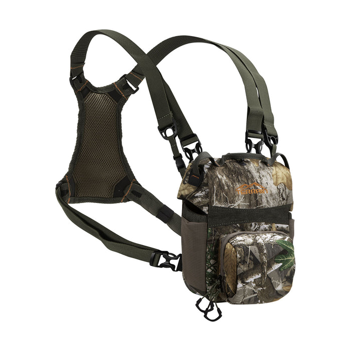 Terrain 19220 Mesa Deluxe Bino Pack Realtree Edge Back Harness Magnetic Closure