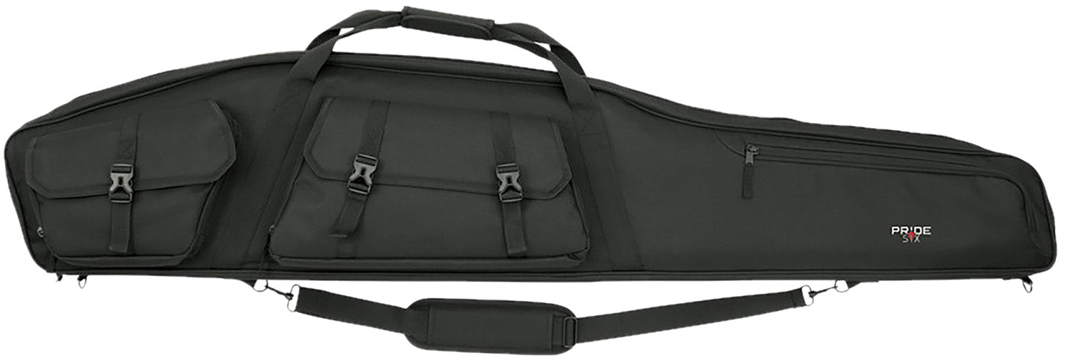 Tac Six 10949 Velocity Rifle Case 55" Black Endura w/ 600D Polyester & Lockable Zipper