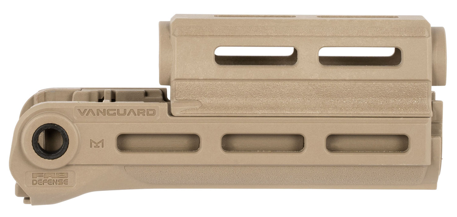 FAB Defense FXVANAKT Vanguard Handguard for AK-47/ AK-74/ AKM M-Lok Rail System 6.41" OAL Flat Dark Earth Polymer