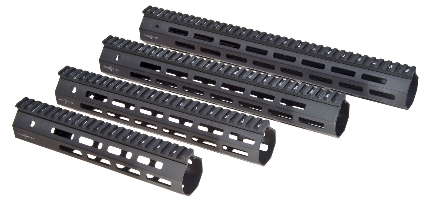 Troy Ind SRAIML190BT00 Battle Rail  M-LOK Aluminum Black Anodized 9" for AR-15, M16