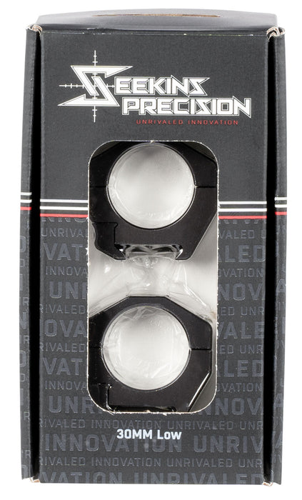 Seekins Precision 0010620002 Scope Rings  Matte Black 30mm Low