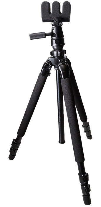 KOPF Jager KJ85001K K700 AMT Tripod made of Aluminum with Black Finish, Pivoting Reaper Grip, 360 Degree Pan & 3-Level Leg Extensions