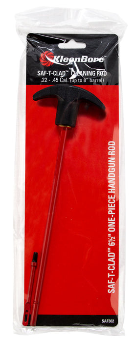 KleenBore SAF302 SAF-T-CLAD Cleaning Rod .22 - .45 Cal Handgun 6.5" w/Swivel Handle