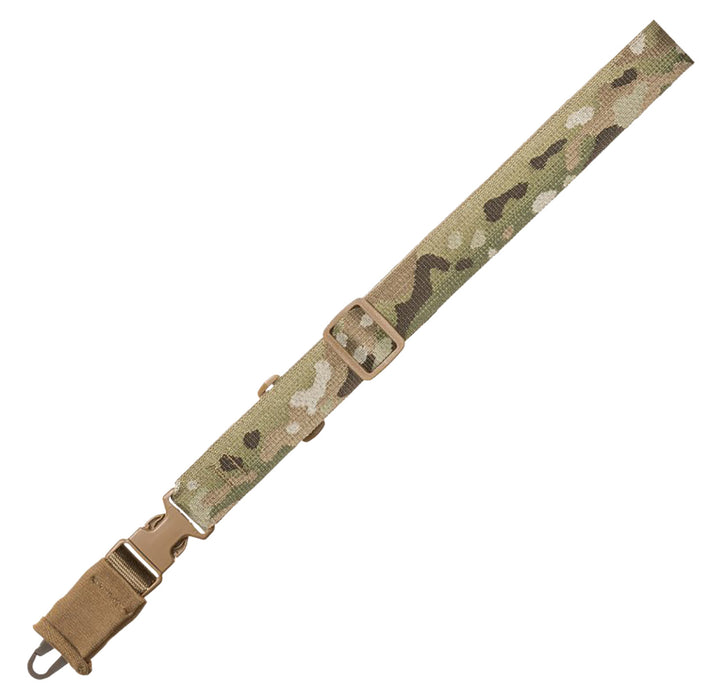 Tacshield T6005MB CQB Sling made of MultiCam Webbing with HK Snap Hook & Single-Point Design for Rifle/Shotgun