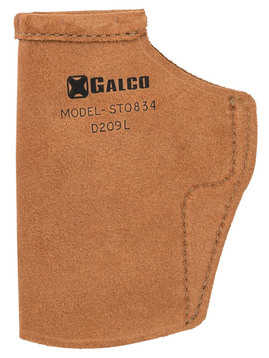 Galco STO834 Stow-N-Go  IWB Natural Leather Compatible w/ Glock 48/48 MOS/S&W M&P Shield EZ Belt Clip Mount Right Hand