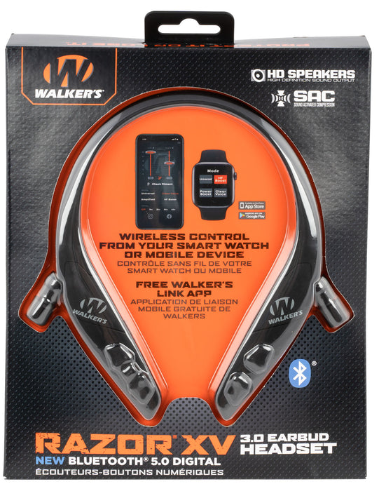 Walker's GWPBTNBT Razor XV 3.0 Headset 31 db Behind The Neck Bluetooth Enabled