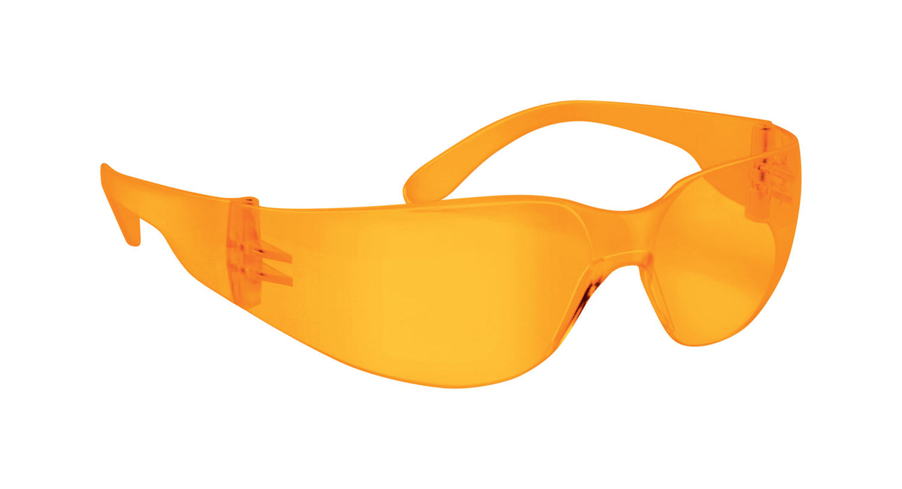 Walker's GWPWRSGLAM Sport Glasses Clearview Adult Amber Lens Polycarbonate Amber Frame