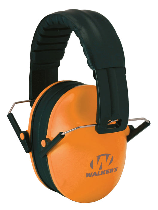 Walker's GWPFKDMOR Baby & Kids Passive Muff 22 dB Over the Head Orange Polymer