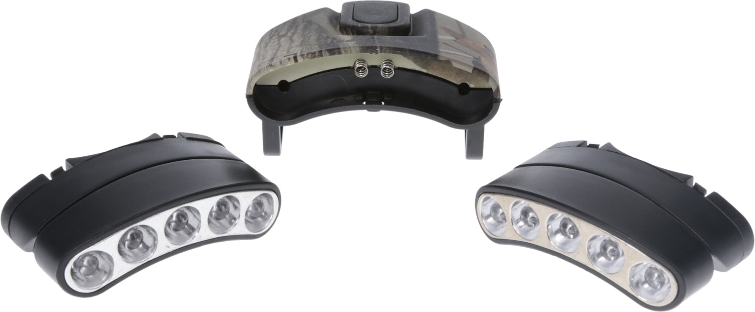 Cyclops CYCHCDTWGN Orion Tilt 30 Lumens Green/White LED Bulb Camo Clip-On