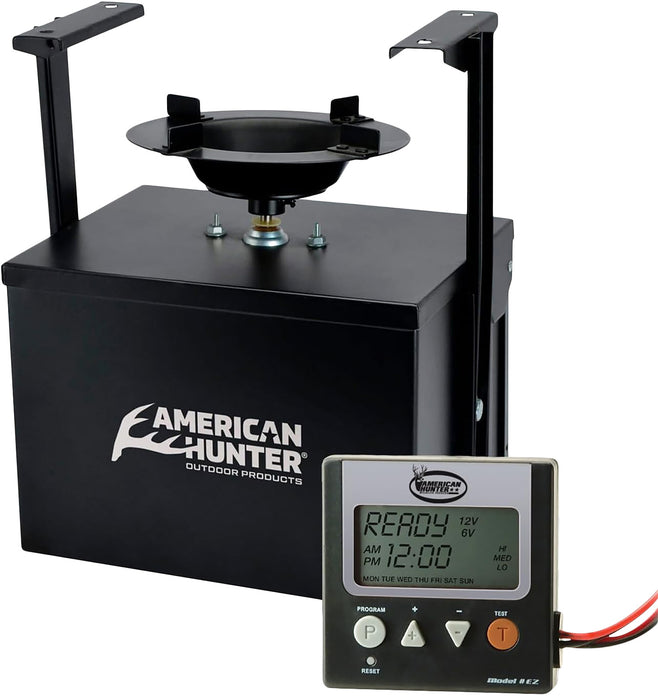 American Hunter 20558 Heavy Duty Spin Kit  8 Programs 1-30 Seconds Duration Black Features Digital Timer