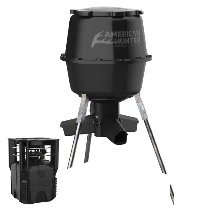 American Hunter AH225XDPRO XD-Pro  16 Programs, 1-60 Seconds Duration, 30 Gallon Capacity Black