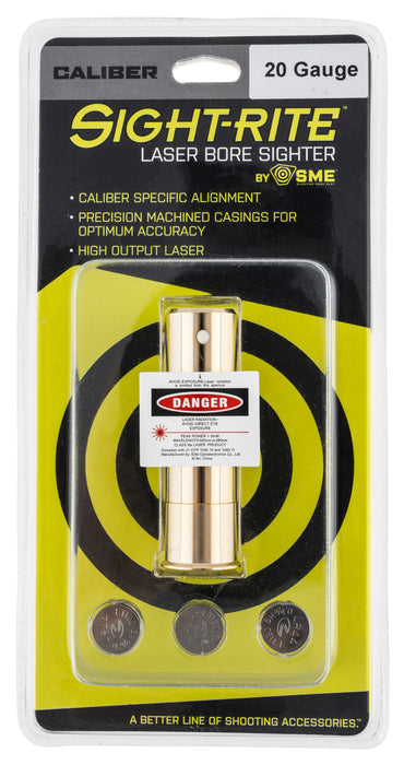 SME XSIBL20GA Sight-Rite Laser Bore Sighting System 20 Gauge Brass Casing