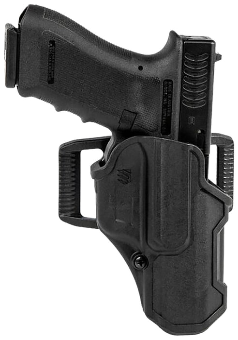 Blackhawk 410200BKR T-Series L2C Light Bearing OWB Black Polymer Belt Clip Compatible w/Glock 17/19/22/23/31/32/45/47 Right Hand