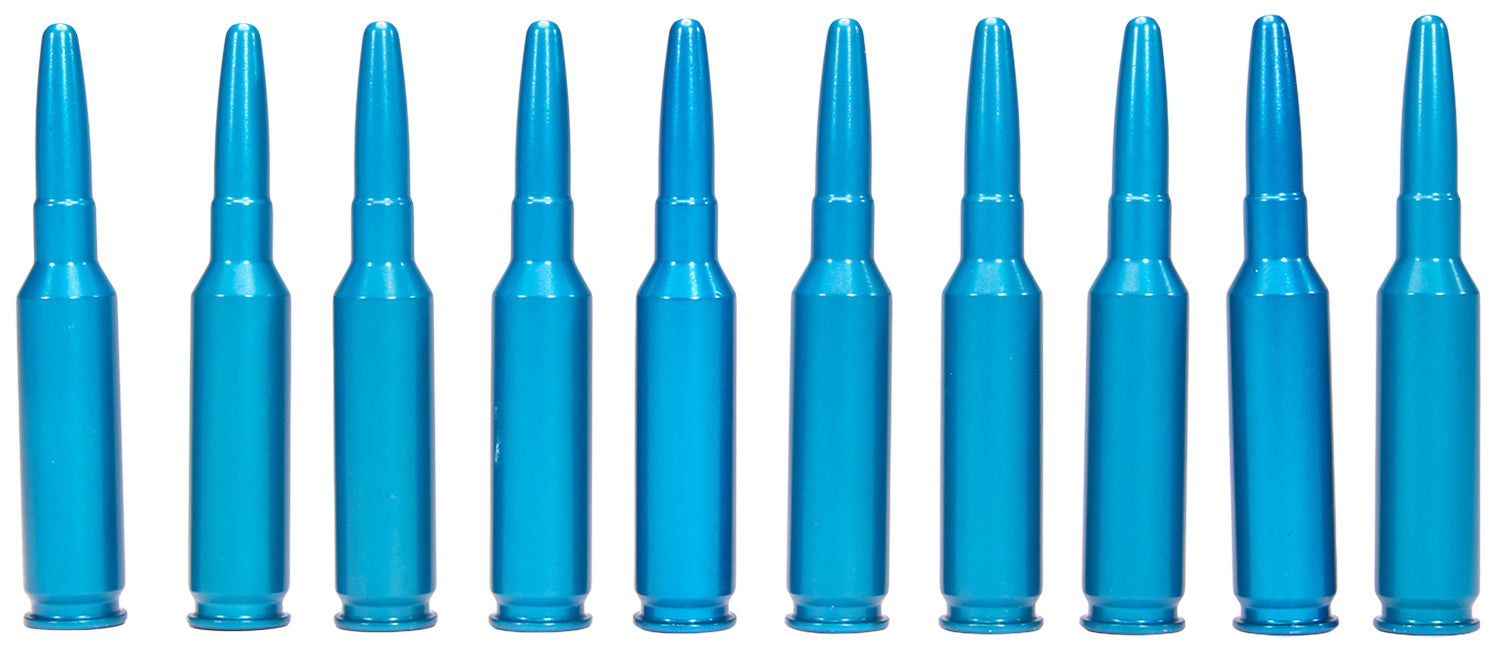 A-Zoom 12321 Blue Snap Caps Rifle 6.5 Creedmoor Aluminum 10 Pack