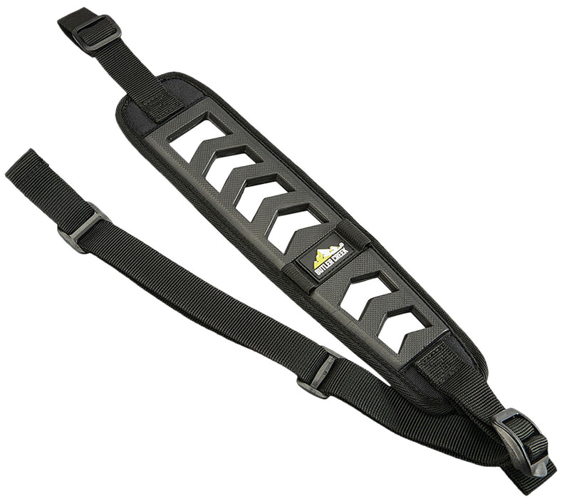 Butler Creek 190034 Featherlight Rifle Sling Black Foam 22"-36" OAL 3" Wide Adjustable Design  2 Cartridge Loops (Swivels NOT Included)