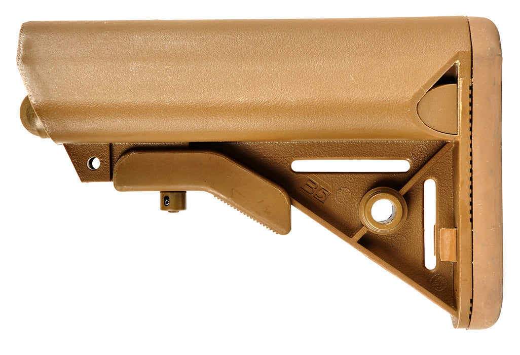 B5 Systems SOP1076 Enhanced SOPMOD Coyote Brown Synthetic for AR-Platform with Mil-Spec Receiver Extension (Tube Not Included)