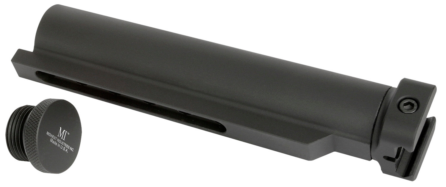 Midwest Industries MISTAP Stock Tube Adaptor  Black Hardcoat Anodized Aluminum AR-Platform