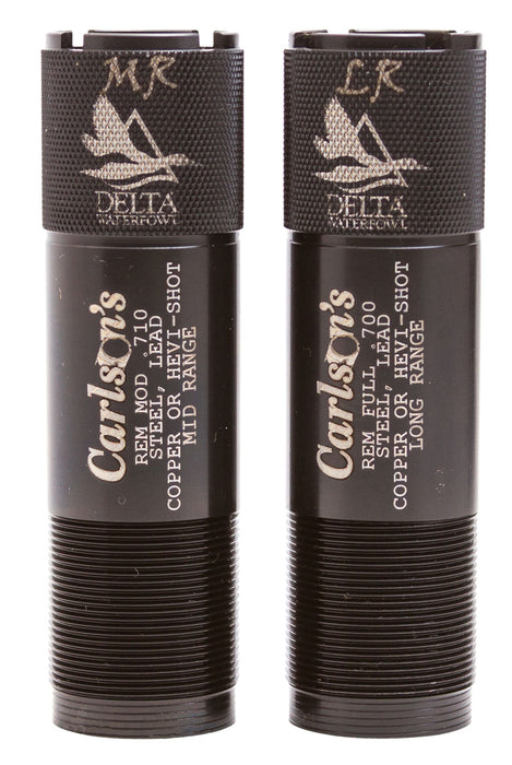 Carlson's Choke Tubes 07260 Delta Waterfowl  Remington 12 Gauge Mid-Range Long Range Knurled 17-4 Stainless Steel