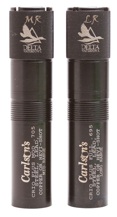 Carlson's Choke Tubes 07570 Delta Waterfowl  12 Gauge Mid-Range Long Range Knurled 17-4 Stainless Steel