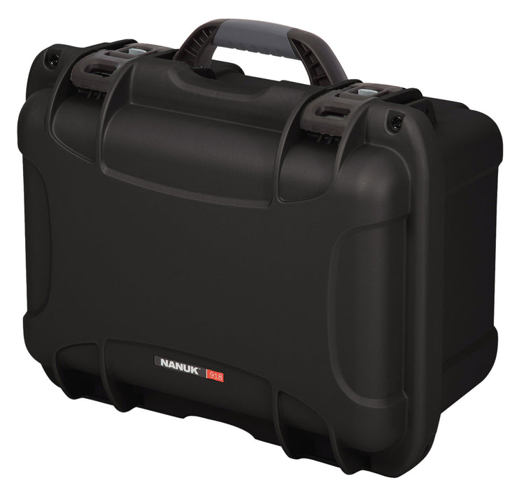 Nanuk 9181001 918  Black Polymer with Foam Padding & Latches 14.90" L x 9.80" W x 8.60" H Interior Dimensions