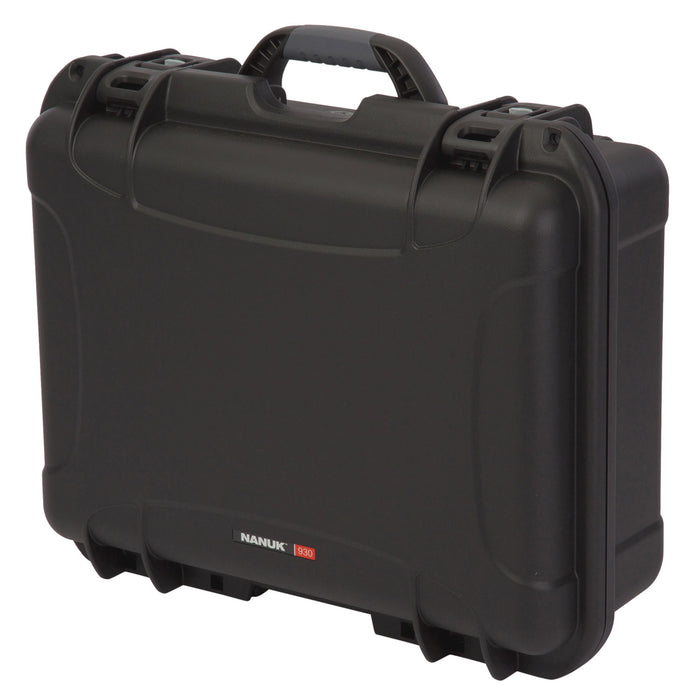 Nanuk 930-1001 930  Black Polymer with Foam Padding & Latches 18" L x 13" W x 6.90" H Interior Dimensions