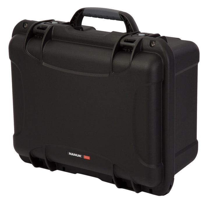 Nanuk 9331001 933  Black Resin with Foam Padding & Latches 18" L x 13" W x 9.50" H Interior Dimensions