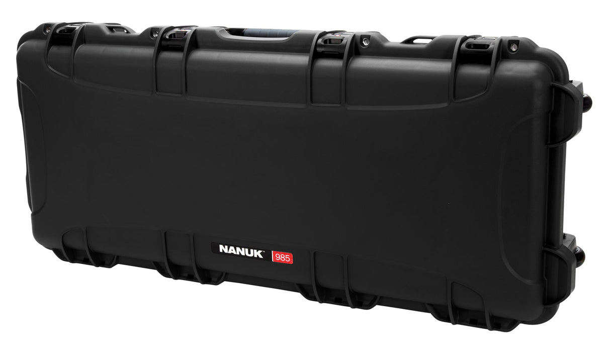 Nanuk 985AR01 985 AR15 Case Black NK-7 Resin w/ Foam Padding Wheels & Handle