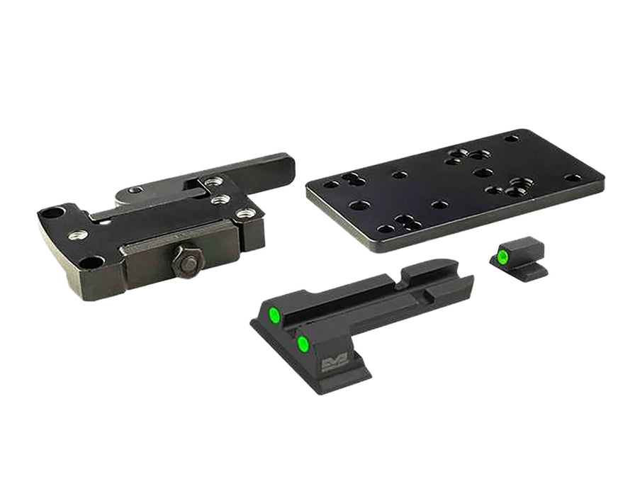 Meprolight USA 88071504 Micro RDS Adapter Quick Detach Black Steel S&W M&P Meprolight TruDot Mount
