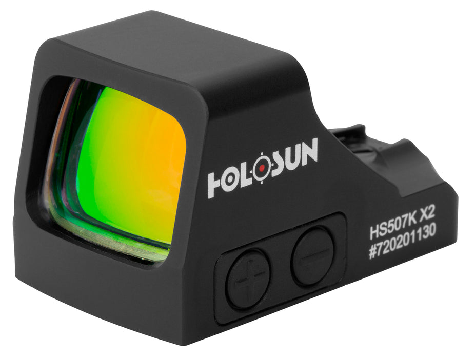 Holosun HS507KX2 HS507K X2  Black Anodized 0.58 x 0.77 2 MOA Red Dot/32 MOA Red Circle Multi Reticle