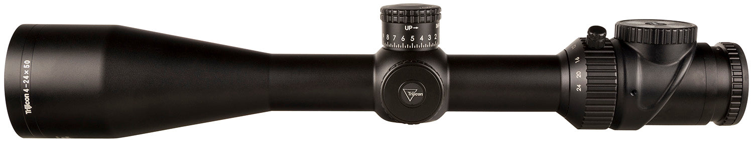 Trijicon 200162 AccuPoint  Satin Black 4-24x50mm 30mm Tube Illuminated Duplex w/Green Dot Reticle