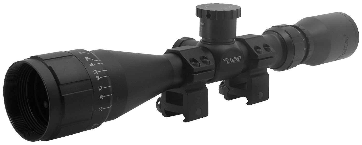 BSA 303039X40AOWRTB Sweet 30-30 Black Matte 3-9x 40mm AO 1" Tube 30/30 Reticle