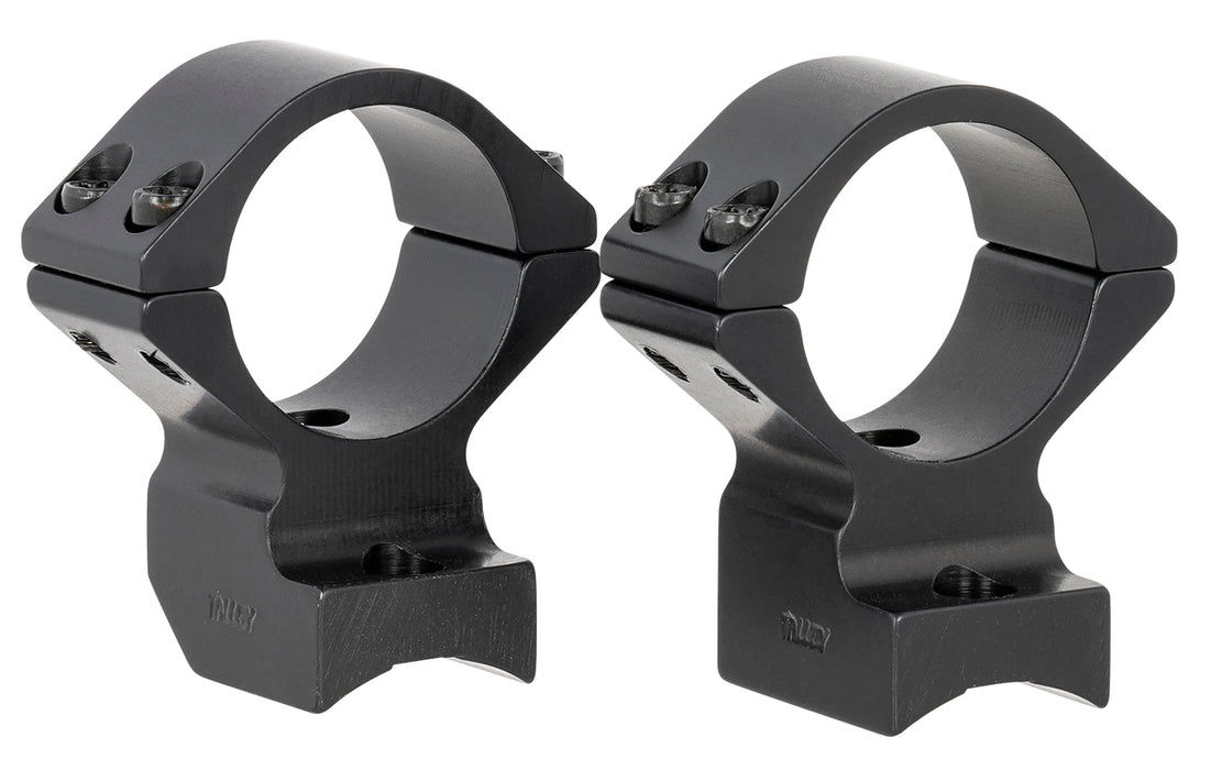 Talley 950766 Light Weight Ring/Base Combo  Barrett Fieldcraft 2-Piece 1" High Black Matte