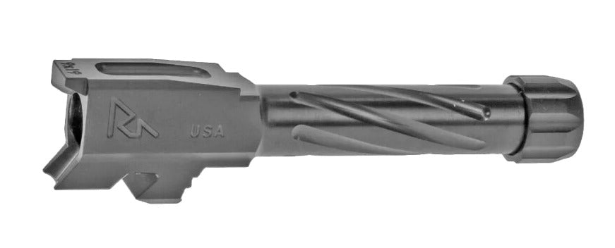 Rival Arms RA20G302D Precision V1 Match Grade 9mm Luger Compatible w/Glock 43 3.41" Fluted Threaded PVD Stainless Steel