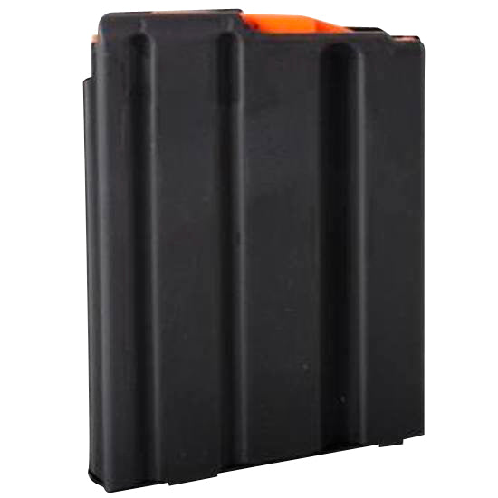 DuraMag 5X23041188CPD SS  5rd 223 Rem/300 Blackout/5.56x45mm NATO for AR-15 Black w/ Orange Follower Detachable