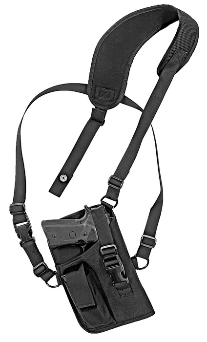 GrovTec US Inc GTHL15105R Trail Pack  Shoulder Black Nylon Harness Fits Large Semi-Auto Fits 4.50-5" Barrel Right Hand