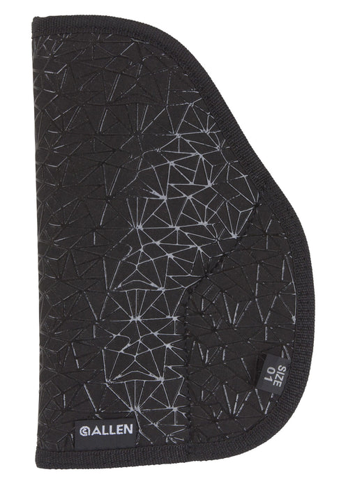 Allen 44901 Spiderweb In-The-Pocket Conceal Carry Holster Size 01 Black Nylon w/Web Grip Pattern, Compatible w/Glock 26/27/Medium Auto Ambidextrous