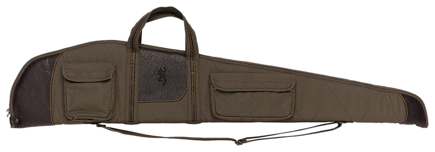 Browning 1415048448 Laredo  48" Olive/Brown Canvas/Leather Closed-Cell Foam Padding Water Resistant